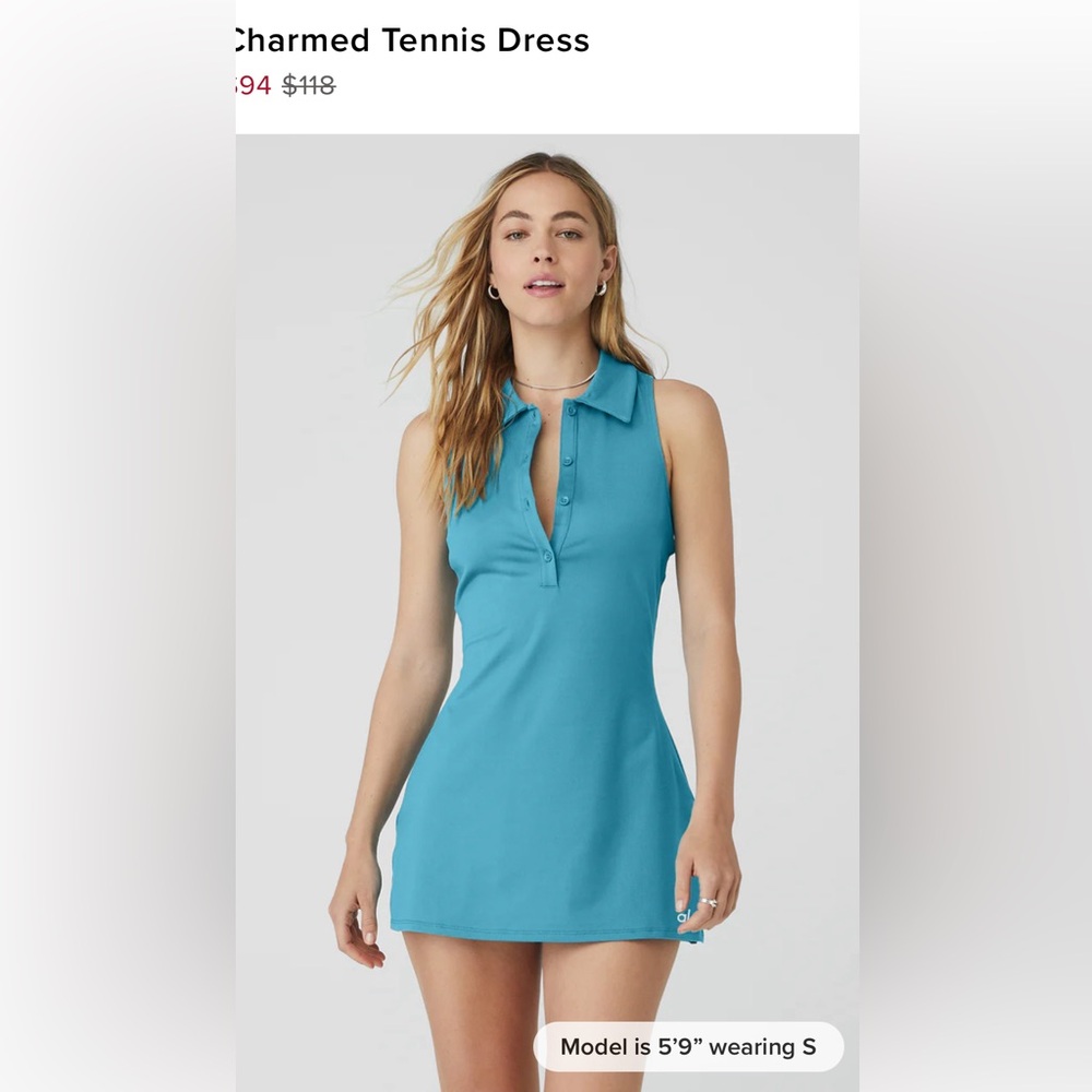 Alo Charmed Tennis Dress Size Small